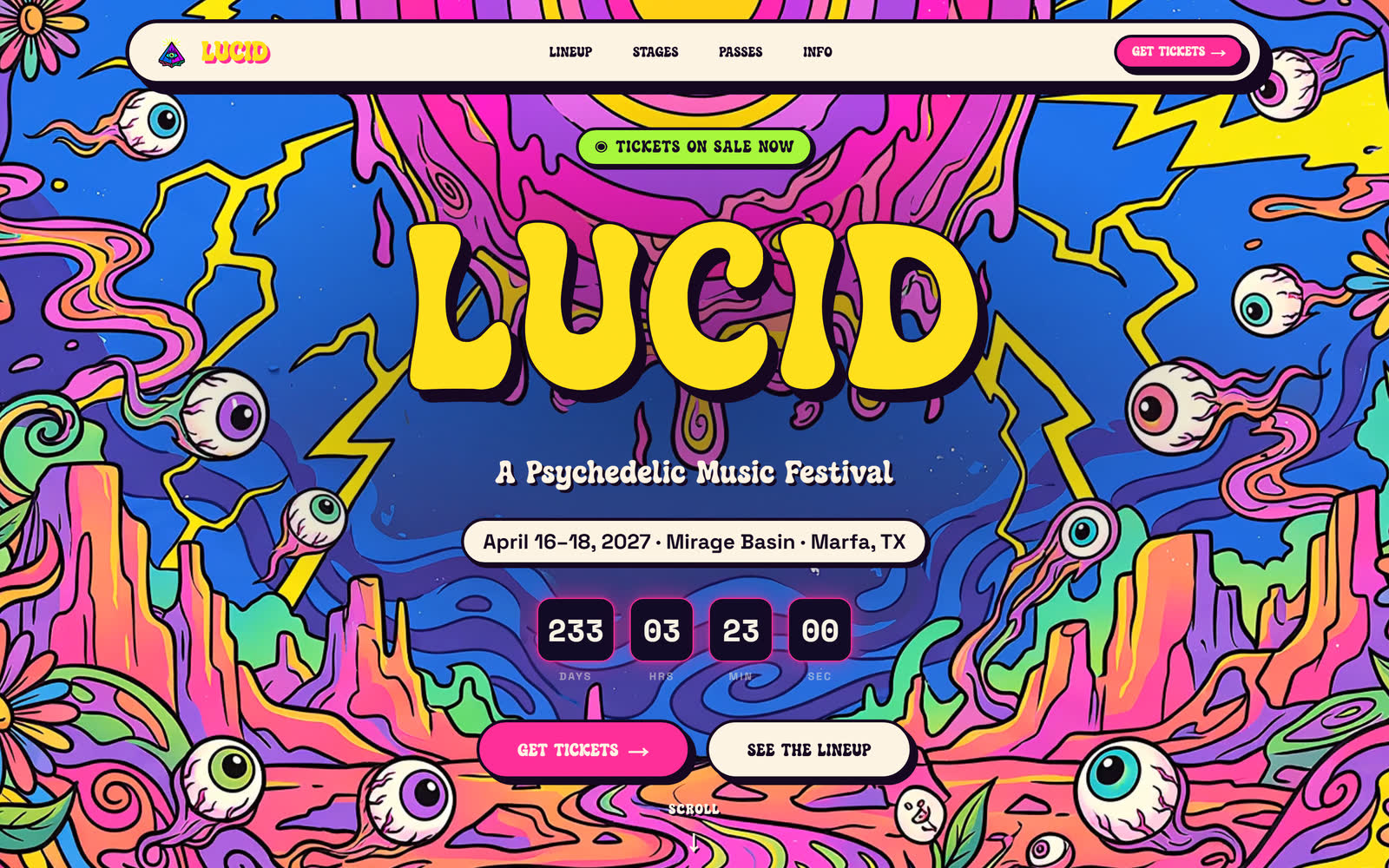 LUCID festival home page